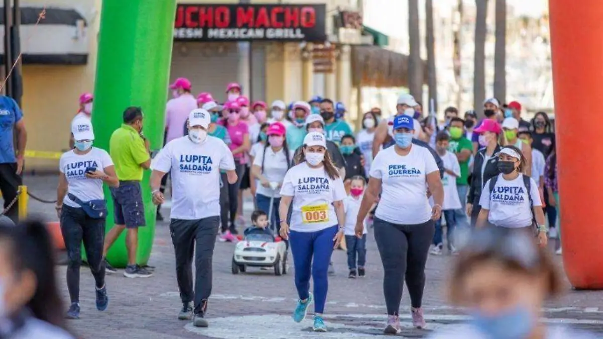 Lupita Saldaña ciclovía